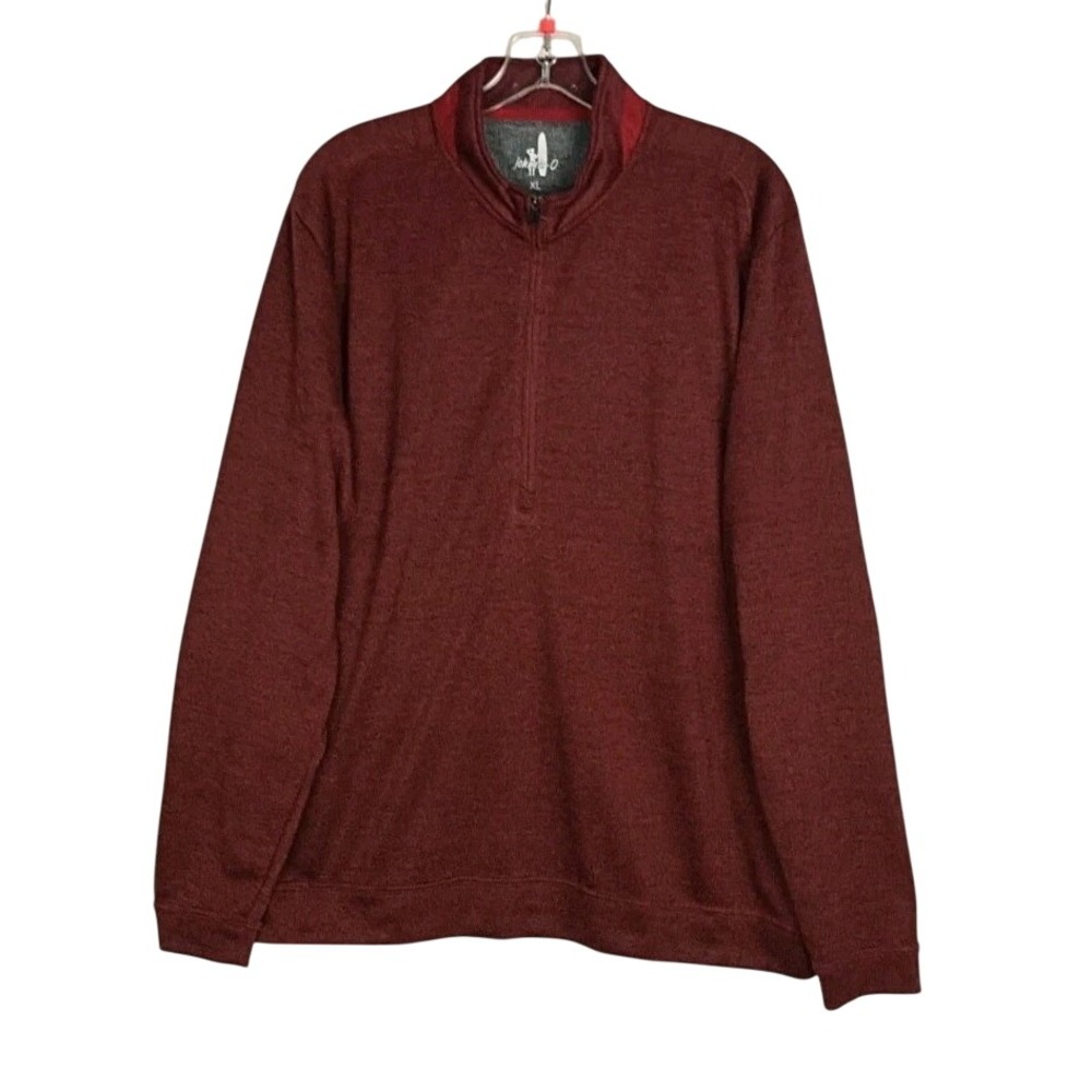 Johnnie-O‎ Reflex Pullover ¼ Zip Men's Size  XL Red